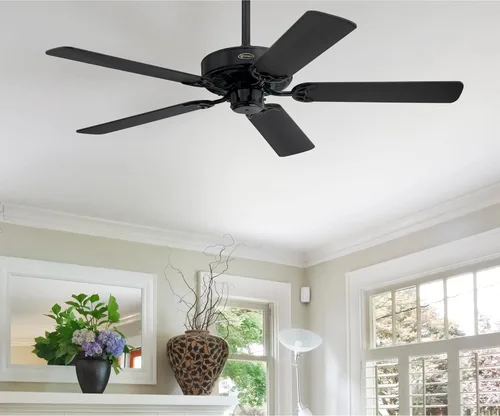 Vista 2 de Westinghouse 7303800 Contractor's Choice - Ventilador de techo, 52 pulgadas, color negro