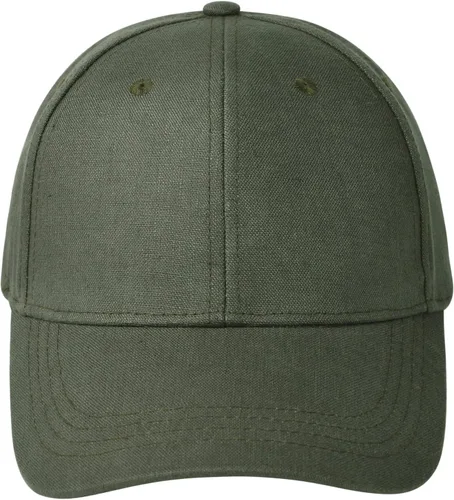 Vista 5 de BOTVELA Gorra de béisbol de lino para hombre, transpirable, de verano, ajustable, estructurada, para deportes al aire libre