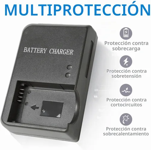 Vista 7 de Cargador de batería NB-7L CB-2LZ compatible con Canon