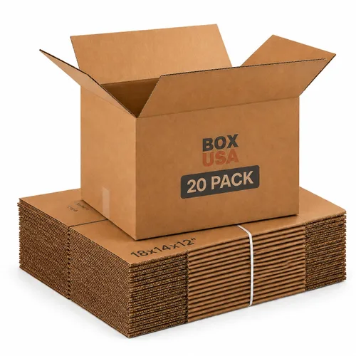 Vista 11 de BOX USA Cajas de cartón corrugado de 15 x 10 x 6, medianas de 15 pulgadas de largo x 10 pulgadas de ancho x 6 pulgadas de alto, paquete de 25