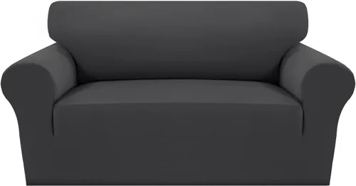 Vista 23 de MeilleMaison Funda elástica para sillón 2024, 1 pieza, lavable, protector de muebles para mascotas, funda de sofá antideslizante con parte inferior