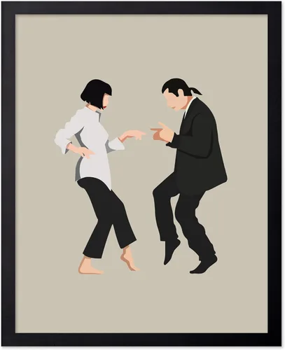 Vista 60 de Poster Master Póster de baile de pareja, impresión icónica de baile, arte moderno, arte moderno, arte pop, arte de película, regalo para hombres