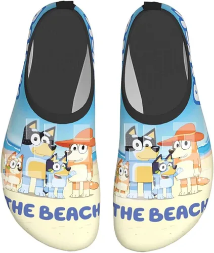 Vista 3 de NZHMZJK Zapatos de agua para niños y niñas, calcetines acuáticos de secado rápido, para natación, playa, yuga, ejercicio, deporte, piscina, camping