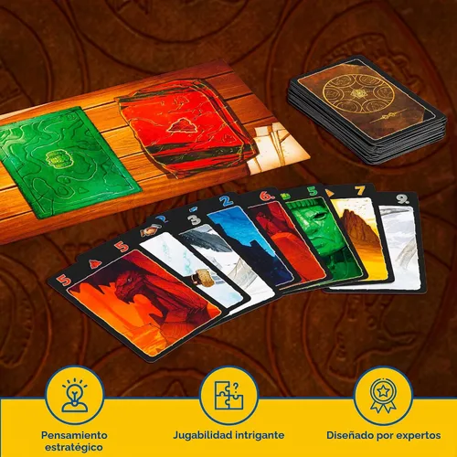 Vista 7 de Juego de cartas Lost Cities - con la 6ª Expedición