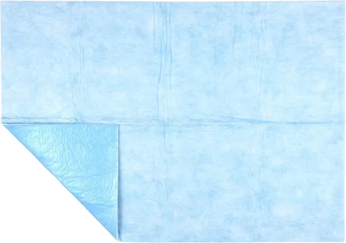 Vista 3 de American Hospital Supply Tapete desechable absorbente [40 x 28 pulgadas], tapete médico quirúrgico con hoja trasera antideslizante, parte inferior