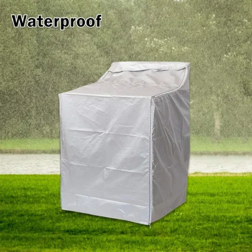Vista 5 de QLLY Cubierta para lavadora/secadora para máquina de carga superior – Impermeable, a prueba de polvo, a prueba de sol, A29"P28"Al43" Adecuada