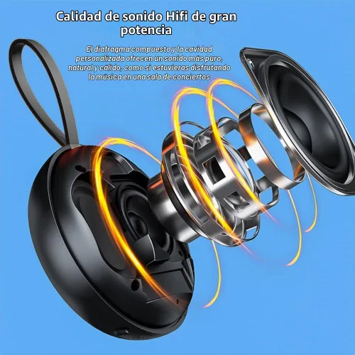 Vista 9 de Altavoz Bluetooth magnético para carrito de golf y lugar de Negro