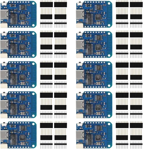 Vista 5 de ACEIRMC ESP8266 ESP-12 ESP-12F NodeMcu Mini D1 Módulo Lua 4M bytes WLAN WiFi Internet Junta Base en ESP8266 ESP-12F para Arduino, compatible