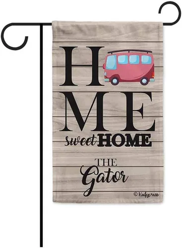 Vista 5 de Welcome Style Initial Garden Flag Snowflake Decor Customized Your Last Name 12.5X18 Inch Print Double Sided