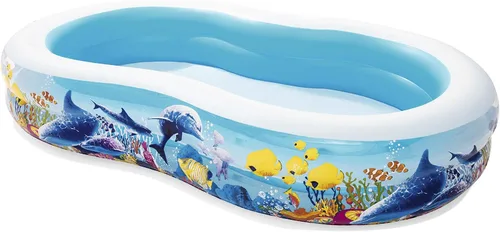 Vista 7 de BESTWAY Piscina familiar Mar Ground, 103.1 x 61.8 x 18.1 in, Mehrfarbig