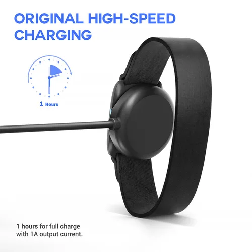 Vista 5 de TUSITA Cargador compatible con brazalete Wahoo TICKR FIT de ritmo cardíaco - 1M