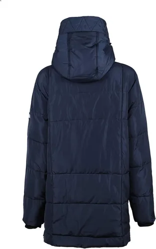 Vista 4 de Tommy Hilfiger Parka pesada acolchada con capucha Sherpa para hombre, Blanco