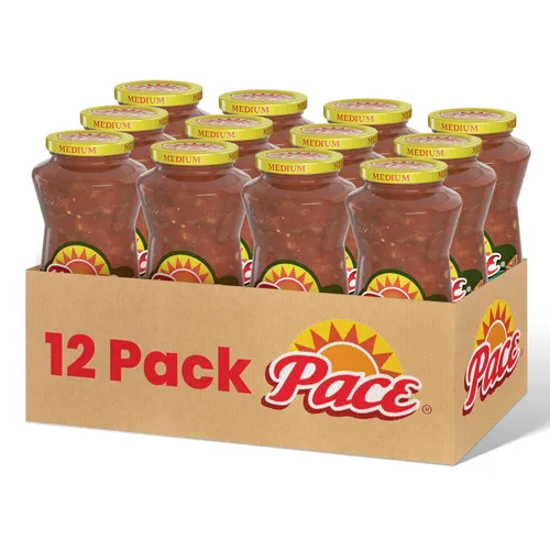 Vista 36 de Pace Salsa mediana gruesa con bajo contenido de sodio, tarro de 16 onzas