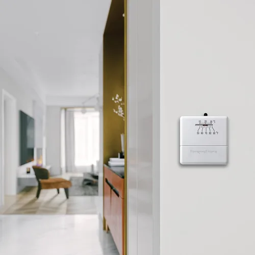 Vista 3 de Honeywell Home CT30A1005 Termostato económico manual estándar, almendra
