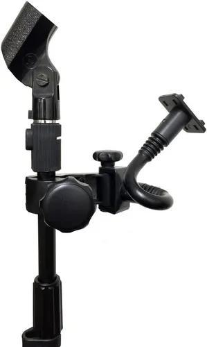 Vista 8 de Accessory Basics Soporte de micrófono de música para teléfono inteligente con múltiples ángulos giratorios de 360° para iPhone 15 16 17 Pro Max Plus