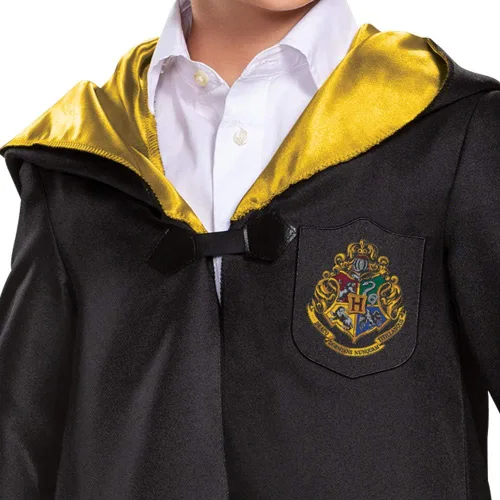 Vista 4 de Capa de Harry Potter, túnica oficial de Hogwarts Wizarding World, accesorio de vestir clásico para niños