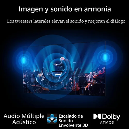 Vista 6 de Sony Serie X90L de TV 4K Ultra HD de 55 pulgadas: BRAVIA XR Full Array LED Smart Google TV con Dolby Vision HDR y características exclusivas