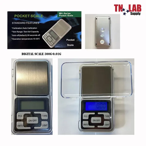 Vista 3 de TN LAB - Mini báscula digital de 10.58 oz – 0.00 oz de precisión profesional de laboratorio, productos químicos, medicina, manualidades, tara