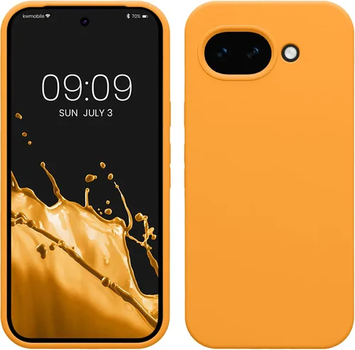 Vista 125 de kwmobile Funda Compatible con Google Pixel 6 Pro - Funda de teléfono de silicona TPU con acabado suave - Azul Arrecife