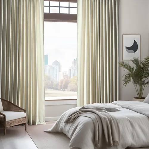 Vista 3 de HPD Half Price Drapes - Cortinas básicas de lino sintético de 84 pulgadas de largo, par de 2 paneles - 50 pulgadas de ancho x 84 pulgadas de largo