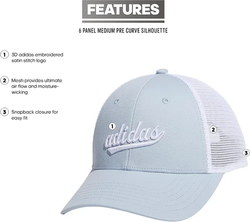 Vista 2 de adidas Gorra de camionero de malla para mujer