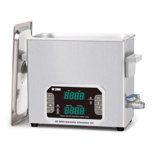 Vista 9 de DK SONIC Limpiador ultrasónico profesional de 3 L, 120 W, limpiador ultrasónico de joyería con temporizador, calentador y control táctil