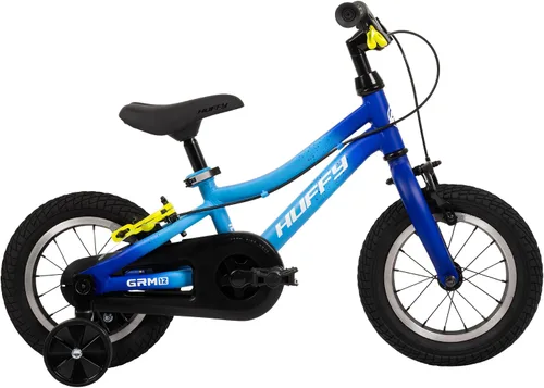 Vista 8 de Huffy 12" GRM Kids Bike with Multi-Mode Learning for Ages 3-5 Azul