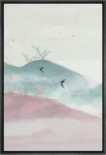 Vista 31 de NWT Juego de impresiones enmarcadas para pared, ramo de flores amarillas, capullos de flores amarillas, ilustraciones de plantas florales, arte