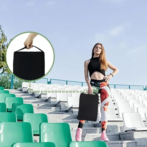Vista 5 de Esme L&H Stadium Seat Cushions, 3D Mesh Fabric Bleacher Cushion, Portable Stadium Seat Cushion for Bleachers