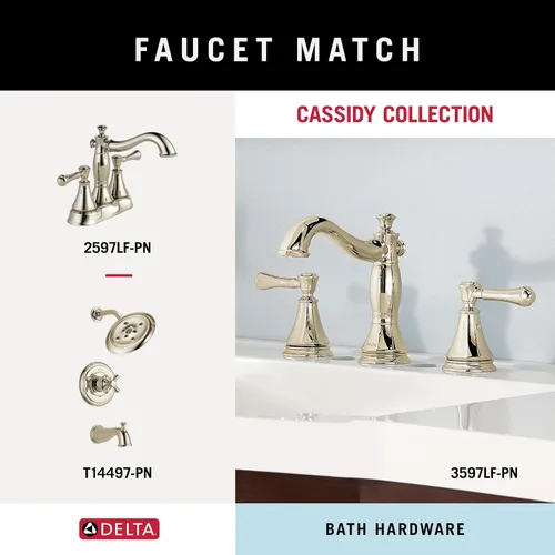 Vista 4 de Delta Faucet Cassidy Barra para toallas doble de 24 pulgadas, 79718-PN
