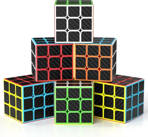 Vista 11 de Vdealen Juego de cubos de velocidad 3x3x3, paquete de 6 cubos de velocidad, juego de cubos mágicos a granel, premio para aulas escolares, regalos