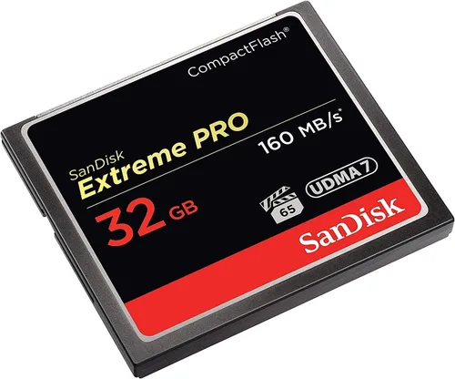 Vista 2 de SanDisk Tarjeta de memoria CompactFlash Extreme PRO de 32 GB UDMA 7 velocidades de hasta 160 MB/s - SDCFXPS-032G-X46