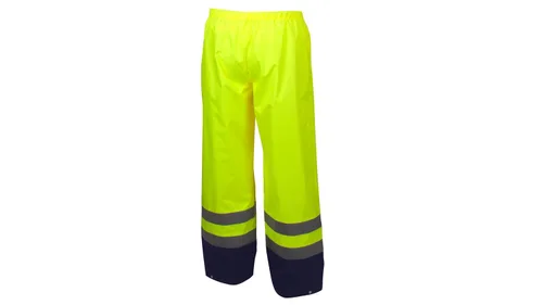 Vista 3 de Pyramex RRWP3110S PU/Poly Hi vis pantalones de cintura elástica - talla pequeña