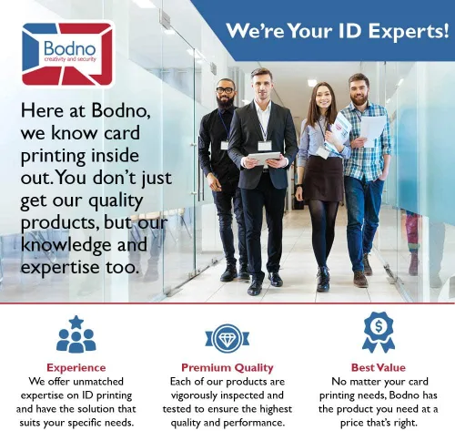 Vista 7 de [Usado] Evolis Primacy - Impresora de tarjetas de identificación de doble cara y paquete completo de suministros con software de identificación