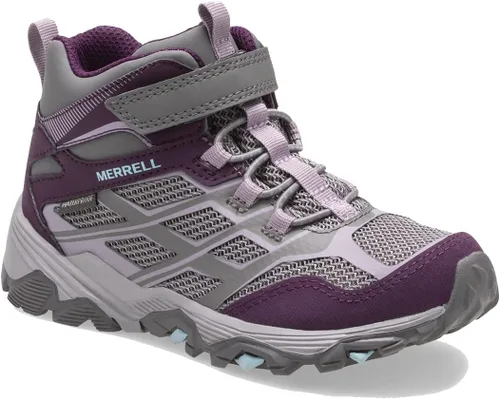 Vista 3 de Merrell Botas de senderismo unisex Moab FST con cierre alternativo medio, impermeables, para niños