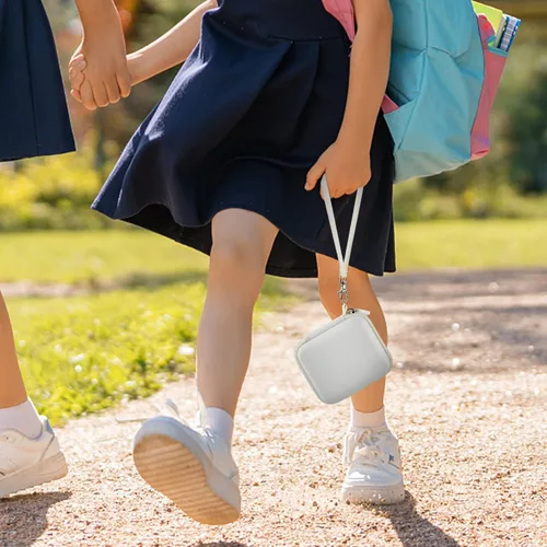 Vista 7 de casmilee Funda de viaje compatible con Yoto Mini – Reproductor de audio y música para niños, bolsa de soporte para altavoces infantiles reproduce
