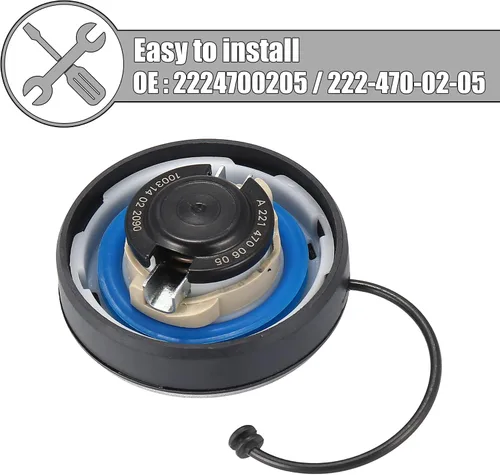 Vista 4 de X AUTOHAUX 2224700205 Tapa del depósito de combustible para Mercedes-Benz CLA250 CLA45 AMG E300 E43 GLA250 GLA45 S450 S550 S560 S63 S65 SL400 SL450