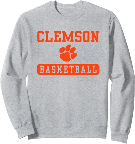 Vista 3 de Clemson Tigers - Sudadera de baloncesto con licencia oficial, Negro