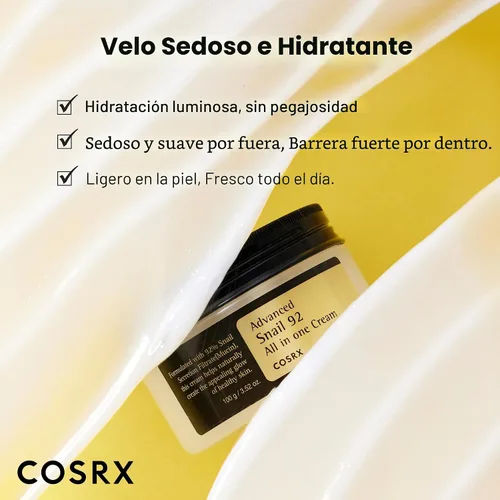 Vista 5 de [Cosrx] Advanced Snail 92 Todo en una crema 3.38 oz.