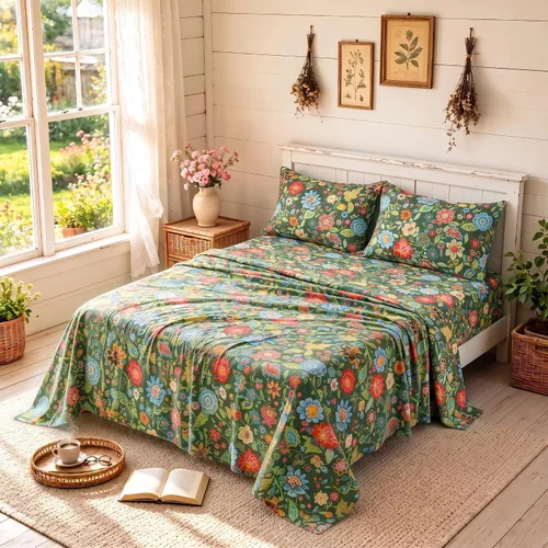 Vista 48 de Bedlifes Juego de sábanas refrescantes de 3 piezas tamaño individual con mezcla de rayón derivado de bambú, suave y transpirable, bolsillo profundo