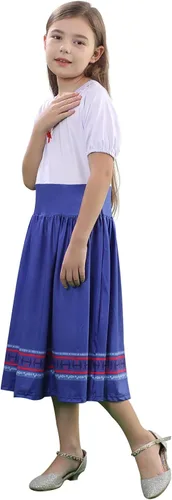 Vista 2 de Disfraz de Mirabel Isabela, Luisa Pepa Dolores para niños, vestido de Mirabel Isabela para niñas, disfraz de princesa