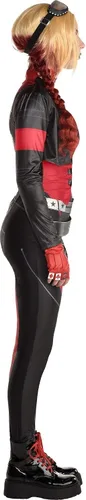 Vista 5 de amscan Harley Quinn Halloween Costume for Adults Suicide Squad 2 Includes Top and Pants
