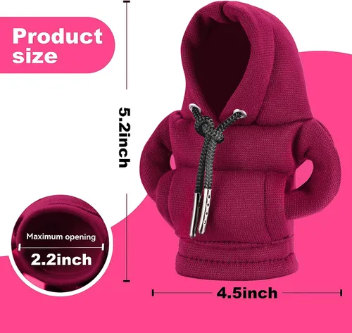 Vista 2 de SLLAK Funda de sudadera para palanca de cambios, sudadera universal para pomo de cambios, sudadera mini para cambio de marchas de coche, gadgets