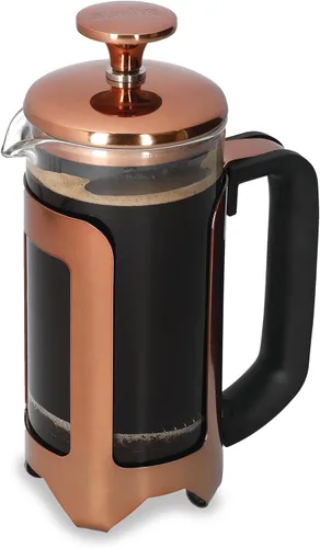 Vista 10 de La Cafetière Cafetera de prensa francesa de acero inoxidable Roma