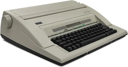 Vista 3 de Nakajima Máquina de escribir electrónica portátil WPT-160 con pantalla y memoria
