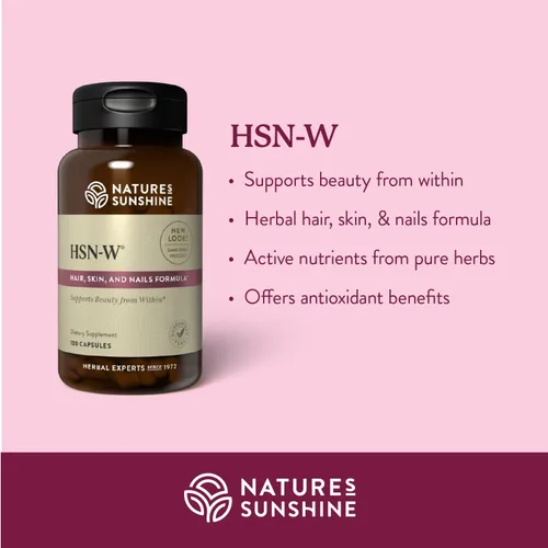Vista 2 de Nature's Sunshine HSN-W, 100 Cápsulas
