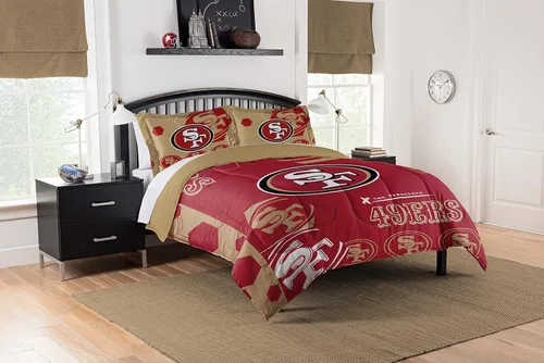 Vista 119 de Northwest NFL Unisex-Adult Comforter and Sham Set Safety