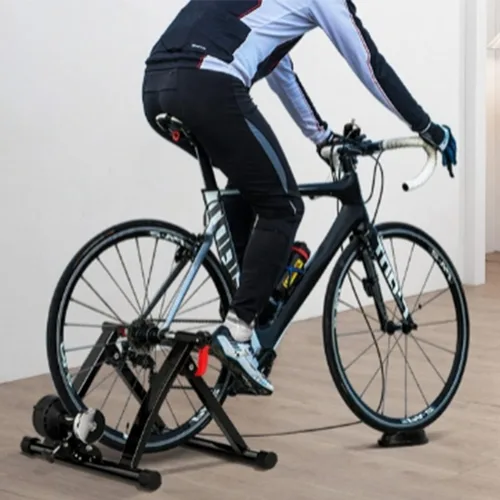 Vista 6 de AlveyTech Bloque elevador de rueda delantera para entrenador de bicicleta de interior, soporte de rueda para bicicleta estacionaria, soporte