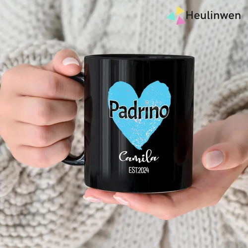 Vista 7 de Padrinos De Bautizo Propuesta Set 2 Tazas Café 11Oz, Quieres Ser Mis Padrinos De Bautizo, Quieres Ser Mi Madrina est 2024, Dios Padrinos Presenta