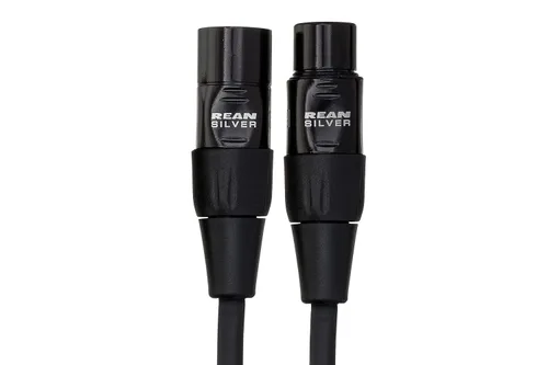 Vista 4 de Hosa Cable de micrófono HMIC-005 Pro, REAN XLR3F a XLR3M, 5 pies